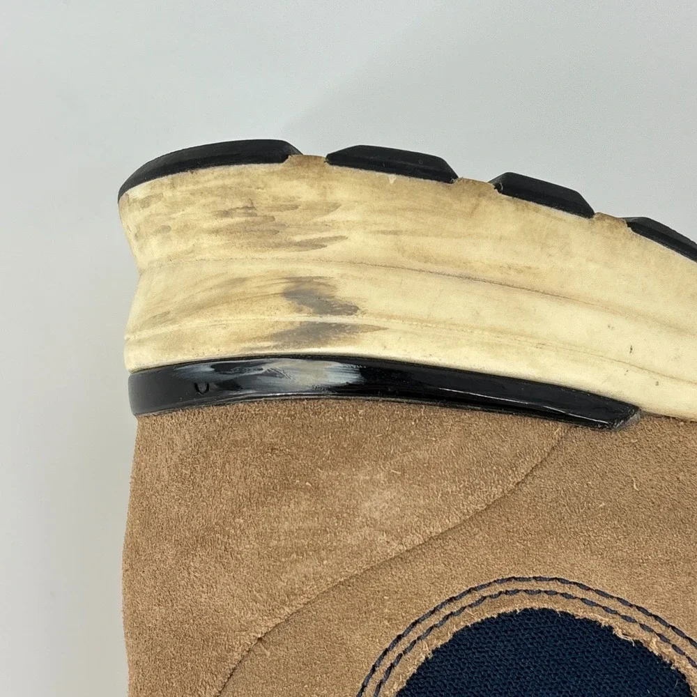 Blundstone 2146 Elastic Sided Active Boot Sand/Navy Women Size 6.5 US 9.5 Suede